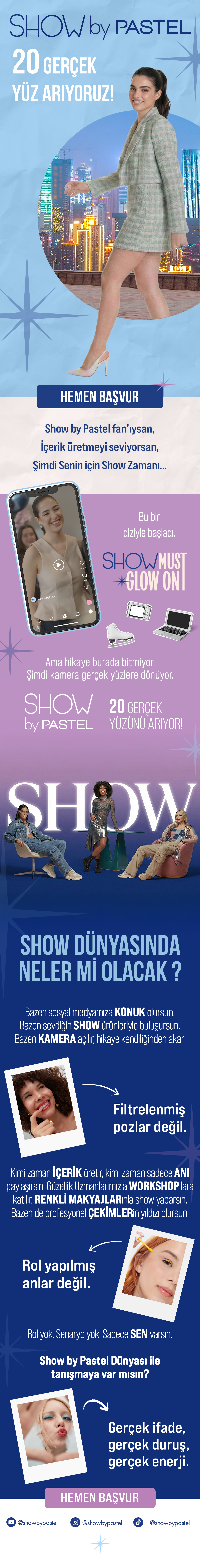 Show Must Glow On - Kampanya görseli